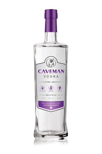 Caveman Vodka Bottle